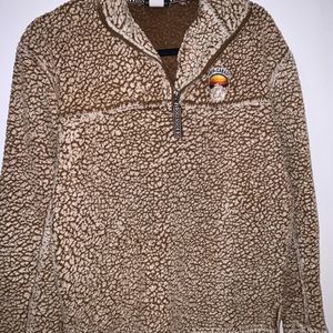 Tan Sherpa 1/4 Zip